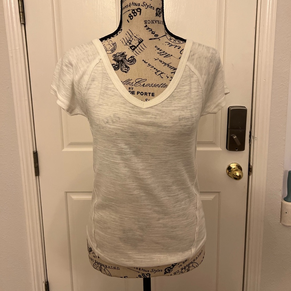 We the Free People White Tee S